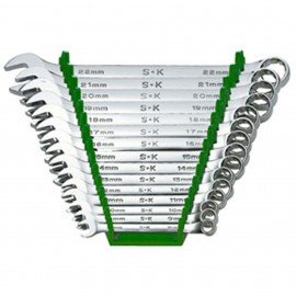 SK Tools 86265 Combination Wrench Set, Metric, 15-pack-