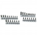 SK Tools 89039 Bit Set, 33-pack, 1/4" and 3/8" drive-