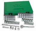 SK Tools SKT91848 Socket Set, ¼" drive, 48-piece-
