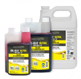Spectroline NDT OIL-GLO 20/6 High-Performance Fluorescent Dye, Yellow, 6 x 1oz-