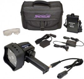 Spectroline NDT QDR-365MSBLA QUADRAN NDT Inspection Lamp, Standard Intensity, Integral Black Light Filter, Portable-