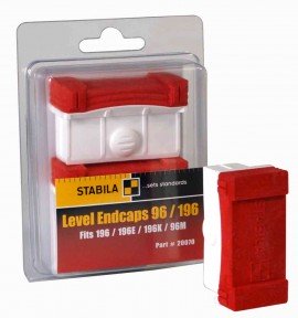 Stabila 20070 Type 196/96M Level End caps, 2-