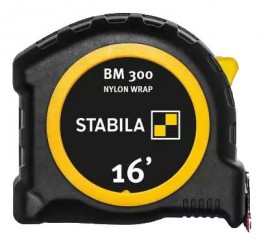 Stabila BM300 Pocket Tape, 16&#039;, imperial-