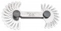 Starrett 156M Screw Pitch Gauge, 0.25 to 2.5 mm, 60&amp;deg; threads-