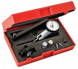 Starrett 3808AC Dial Test Indicator Set with dovetail mount, 0.008" range-