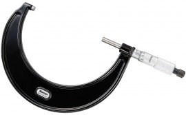 Starrett 436.1MXRL-100 Outside Micrometer, 75-100mm, +/-.004mm-