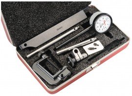 Starrett 650A5Z Back Plunger Dial Indicator, 0.2&quot; range, 0 to 50 to 0 reading-