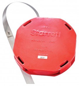 Starrett 666-3 Thickness Gauge with dispenser, 0.003", 25' x 0.5"-