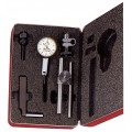 Starrett 708ACZ Dial Test Indicator with dovetail mount, 0.01&quot; range, 0 to 5 to 0 reading-