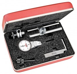 Starrett 811-5CZ Dial Test Indicator with swivel head, 0.03&quot;, 0 to 15 to 0 dial-