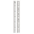 Starrett C303SR-6 Steel Ruler, 6&quot; Long, 3/4&quot; Wide-