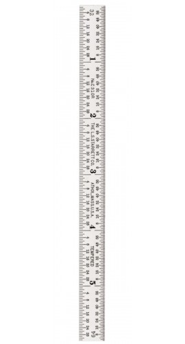 Starrett C310R-6 Steel Rule with Inch Graduation, 10R, 6&amp;quot;-