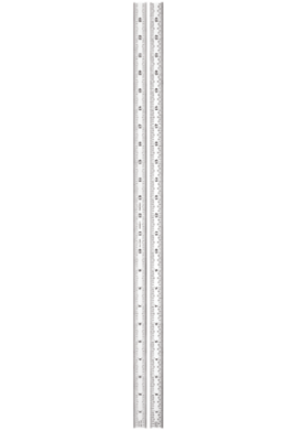 Starrett C316R-24 Full Flexible Steel Rule with Inch Graduations, 16R, 24&amp;quot;-
