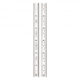Starrett C316R-6 Steel Rule with Inch Graduation, 16R, 6&amp;quot;-