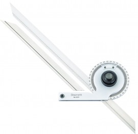 Starrett C359FZ W/SLC Precision Universal Bevel Vernier Protractor with Standard Letter of Certification, 7 and 12&amp;quot; blades-