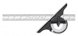 Starrett C491-12-4R Bevel Protractor, 0 to 180&amp;deg;, 12&amp;quot;-