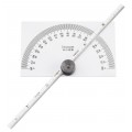 Starrett C493B Protractor and Depth Gauge, 0 to 180&amp;deg;, 6&quot; L-