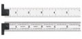 Startett CH604R-6 Spring-Tempered Steel Rule with inch graduations, 6&amp;quot;-