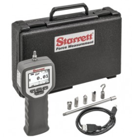 Starrett DFG-200 Digital Force Gauge, 1000 N (200 lbf), 5,000:1-