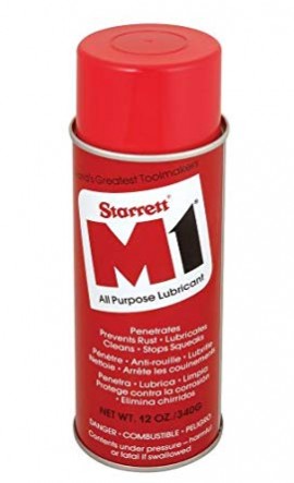 Starrett M1-95173 M1 Oil, case of aerosol cans, 12 oz-