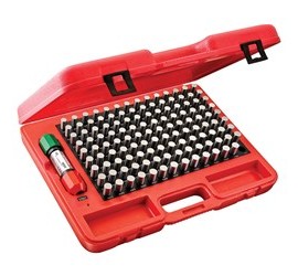 Starrett S4007-625 Precision Steel Pin Gage Set, .501 to .625&amp;quot; (-)-