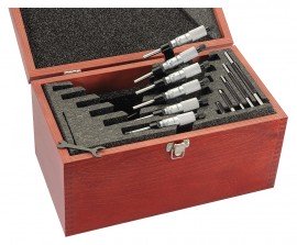 Starrett S436.1CXRLZ Outside Micrometer Set, 0 to 6&amp;quot;-