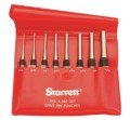 Starrett S565PC Drive Pin Punch Set, 4&amp;quot; length, imperial-