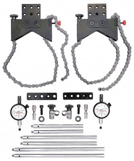 Starrett S668DZ Shaft Alignment Clamp Set, 5 to 9"-