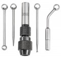 Starrett S828HZ Wiggler/Center Finder with 4 attachments-