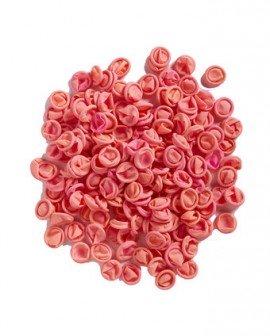 ACL Staticide 70LA-S Latex ESD Finger Cots, Pink, Small-