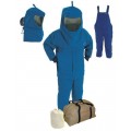 Steel Grip AGW40KA-JB-8-L Arc Gear Jacket, Bib Overall and Hood with air kit, large, size 8 gloves-