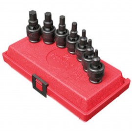 Sunex 3658 Universal SAE Hex Set, 3/8" drive, 7-pack-