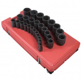 Sunex 4695 Deep SAE Set, 3/4" Drive, 29-pack-