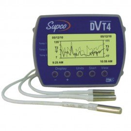 Supco DVT4 4 Temperature Data Logger with display graph-