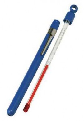 Taylor 214321J Permacolor-Filled Plastic Thermometer, -40 to 50&amp;deg;C-