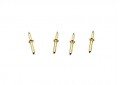 Teledyne LeCroy PK-ZS-001 Oscilloscope Probe Tips, straight, 4-pack-