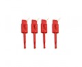 Teledyne LeCroy PK-ZS-007R Sprung Hooks for oscilloscope probes, red, 4-pack-