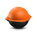Tempo OM-02 Omnimarker II Underground Utility Marker Ball, orange/black, CATV, 77 kHz, 30-pack-