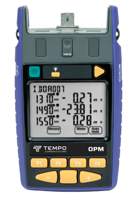 Tempo T2600XL-GE5 Large Area MPO Optical Power Meter with a 5 mm detector and 600 and 1650 nm-