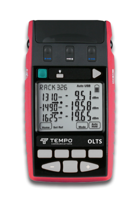 Tempo T2724 Handheld Optical Loss Test Set with 850 and 1300 nm LED, and 1310 and 1550 nm laser sources, InGaAs detector-