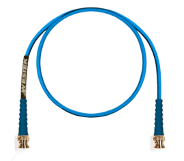 Tempo TC-500TX BNC to BNC Transmit, 8&amp;quot; DSX-3 patch or adapter cord, RG59 cable transmit blue-
