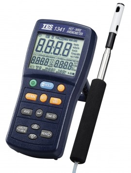 TES TES-1341 Hot-Wire Thermo-Anemometer-