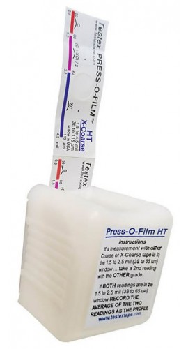 Testex X-COARSE PLUS Press-O-Film Replica Tape, X-Coarse Grade-