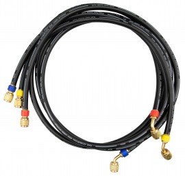 Testo 0554 2114 3-Hose Set without valve, low loss, 1/4" to 5/16"-
