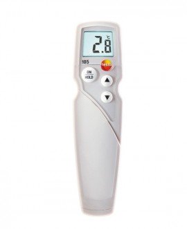 Testo 105 T-Handle Food Service Thermometer w/ 3 Measurement Tips-