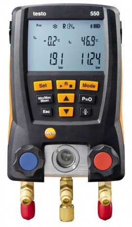 Testo 550 Refrigeration Digital Manifold Kit-