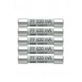 Testo 0590 0006 Spare Fuses, set of 5, 630mA/1000V-