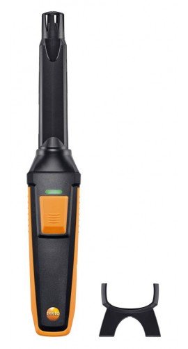 Testo 0632 1551 CO<sub>2</sub> Probe with Bluetooth, includes temperature and humidity sensor-