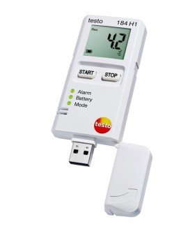 Testo 184-H1 USB Temperature/Humidity Data Logger with LCD, unlimited-
