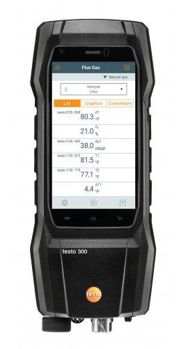 Rental - Testo 300 Smoke Edition Combustion Analyzer Kit-